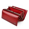 HH Genuine Leather Women's Wallet Alligator Long Hasp Zipper Wallet Ladies Clutch Bag Purse 2019 New Female Luxury Coin Purses