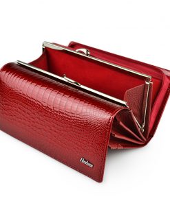 HH Genuine Leather Women's Wallet Alligator Long Hasp Zipper Wallet Ladies Clutch Bag Purse 2019 New Female Luxury Coin Purses