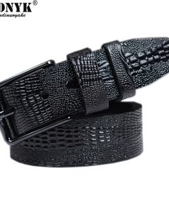 New Arrivel Brand Genuine Leather Mens Belts Luxury 100% Cowhide Belt Strap High Quality Designer Belts Men Free Shipping