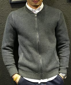 Men sweater jacket winter 2019 new autumn teenage boy cardigan knitted outerwear slim male baseball clothing zipper fashion