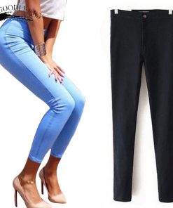 Jeans For Women Stretch Black Jeans Woman 2018 Pants Skinny Women Jeans With High Waist Denim Blue Ladies Push Up White Jeans