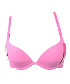 Pink color support small chest Push up Bra women Lingerie lovely Brassiere sexy bra lovely Push up women Bra plunge deep u bra