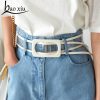 Brand design Belt Wedding Belt New Fashion Accessories Casual Female Belts Plastic Wild PVC Material Transparent Women Belts