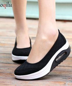 platform women shoes mesh breathable comfort women casual shoes walking casual shoes women loafers ladies shoes 2019