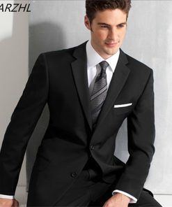 wedding dress men suit groom tuxedos black tailor suits man 2019 slim fit wear