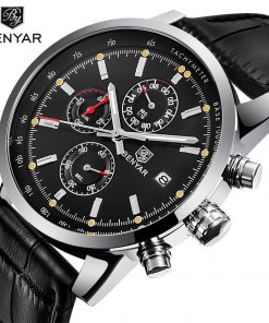 2018 BENYAR Fashion Chronograph Sport Mens Watches Top Brand Luxury Waterproof Military Quartz Watch Clock Relogio Masculino