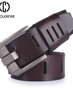cowhide genuine leather belts for men brand male pin buckle jeans cowboy Mens Belt Luxury Designer High Quality Leather belt men
