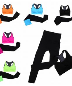 Women Yoga Sport Suit Summer Bra Set 2 Piece Female Short-sleeved pants Outdoor Quick Drying Sportswear Running Clothes