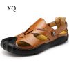 High quality Men sandals Fashion Genuine leather Sandals Men Summer Slippers Breathable flat Sandalias Hombre