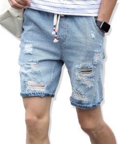 2019 Men Shorts Brand Summer New Men Jeans Shorts Plus Size Fashion Designers Shorts Cotton Jeans Men's Slim Jeans Shorts Men
