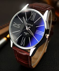 Mens Watches Top Brand Luxury 2019 Yazole Watch Men Fashion Business Quartz-watch Minimalist Belt Male Watches Relogio Masculino