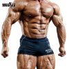 MUSCLE ALIVE Slim Men's Shorts Compression Short Masculino Men Bodybuilding Leggings Clothing Active bermudas masculina de marca