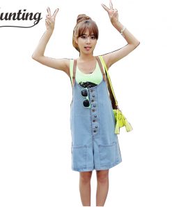 New 2019 Women's Jeans Jumpsuits Denim overalls for women summer casual straps shorts jumpers women Jumpsuits Rompers