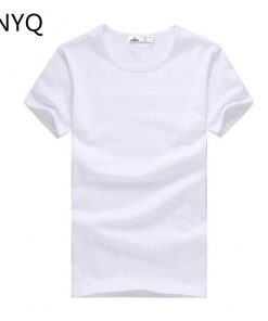 2019 Free Shipping new Slim dark green blue gray black white T shirts Slim Fit Short Sleeve men T-shirt 6 size S-XXXL