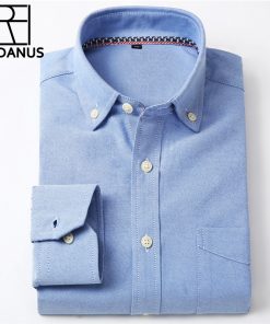 Oxford Men Shirt 2016 NewBrand Clothing Fashion Business Formal Slim Fit Breathable Social Solid Design Casual Men's Shirts X024