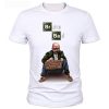 Men T-shirt BREAKING BAD Los Pollos Hermanos Cotton Short Sleeve Round Neck Tops Tees Fashion T shirt Breaking bad T shirt BRBA