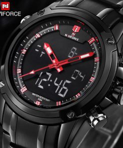 Top Men Watches Luxury Brand Naviforce Men's Quartz Hour Analog LED Sports Watch Men Army Military Wrist Watch Relogio Masculino