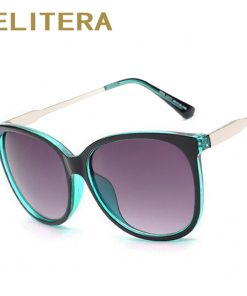 ELITERA Luxury Women Sunglasses Fashion Round Ladies Vintage Retro Brand Designer Oversized Female Sport Sun Glasses Tide