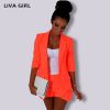Liva Girl Jackets Coats Fall Women Jackets Long Sleeved Fashion Large Size Hooded Female Thin Jacket High Quality Women YP70518