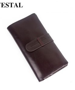 WESTAL Wallet Male Genuine Leather Men's Wallets for Credit Card Holder Clutch Male bags Coin Purse Men's Genuine leather 6018