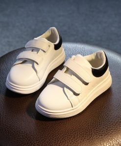 2017 children in the spring and autumn leisure sports shoes for men and women's shoes big boy students baby shoes white shoe