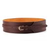 Women Dress Belt, Fashion Coat Leather Belt For Women, Pin Buckle Cowhide Leather Women Belts, Mid-waisted Wide Belt