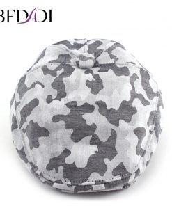 BFDADI 2018 Fashion Women Cap Casual Camouflage Caps Women's Newsboy Caps Wholesale Men Hats Big Size