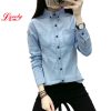 Jean Shirt Woman Long Sleeve Shirts For Women Tops And Blouses 2018 Lady Casual Women's Clothing Blusa Camisa Jeans Feminina