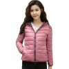 2019 Autumn Winter Women Jacket Double Side Wear Light Thin White Duck Down Female Coat Fashion Women's Outwear Ladies Jackets