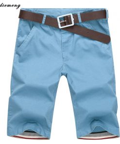 Shorts Men 2018 Summer Fashion Mens Shorts Casual Cotton Slim Bermuda Masculina Beach Shorts Joggers Trousers Knee Length Short