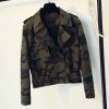 Fashion Women Jacket and Coats Free Shipping Military Printed Women Clothes European and American Style Spring Coat Fashion C486