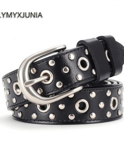 Women Perforated Belt Designer Leather Belts Women Belts Leather Female waistband Ceinture femmes Women Brand Strap