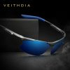 VEITHDIA Aluminum Magnesium Men's Sunglasses Polarized Men Coating Mirror Glasses oculos Male Eyewear Accessories For Men 6562
