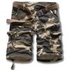 2019 Men's Shorts Brand Casual Camouflage Trousers Loose Cargo Shorts Large Size Military Short Pants Overalls Breeches For Men