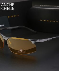 2019 Aluminum Magnesium Men Sunglasses Polarized Sports Driving Night Vision Goggles Sunglass Fishing UV400 Rimless Sun Glasses