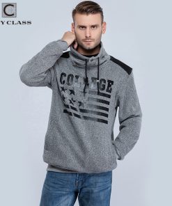 CITY CLASS Autumn&Winter Men's Sweatshirts of Brand Clothing Harajuku Hip Hop Hoodies for Male Outerwear High collar 2660