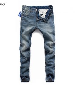 2017 Faishon Designer Brand Upscale Cotton High Quality Men Jeans Trouser European and American Casual Style Pant for Male Jeans