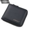 GUBINTU New arrival Men Wallets 100% Genuine Leather Zipper Around Wallet Card Holder Coin Purse Card Holder Wallet Purse