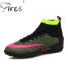 Fires Soccer Boots For Men Sports Shoes Outdoor Boys Football Shoes/ Boot 2017 Men High Ankle Original Football Boot Zapatillas