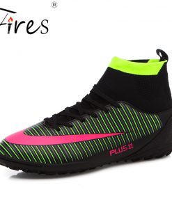 Fires Soccer Boots For Men Sports Shoes Outdoor Boys Football Shoes/ Boot 2017 Men High Ankle Original Football Boot Zapatillas