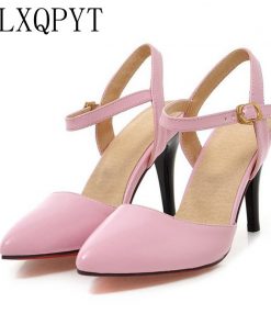 BLXQPYT 2017 Hot Sale Sandalias Mujer Plus Big Size 31-47 Ladies Shoes Women High Heel Pumps Summer Style Chaussure 1391