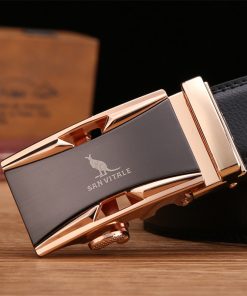 Famous Brand Belt Men 100% Good Quality Cowskin Genuine Luxury Leather Men's Belts for Men,Strap Male Metal Automatic Buckle