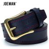 New Designer Men's Belts Luxury Man Fashion Genuine Leather Cowskin Belt High Quality Black Dark Brown Light Brown DarkBlue