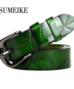 Women Belt Female Strap High Quality Designer Belt Ladies 100% Genuine Leather Jeans Belts For Women