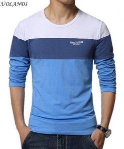 Summer men's T-shirt 2017 new fashion striped T-shirt men's clothing trend Slim long-sleeved casual men's shirt T-shirt 5XL
